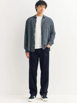 Indigo wassing - Klassieke stretchy Jeans met relaxed fit