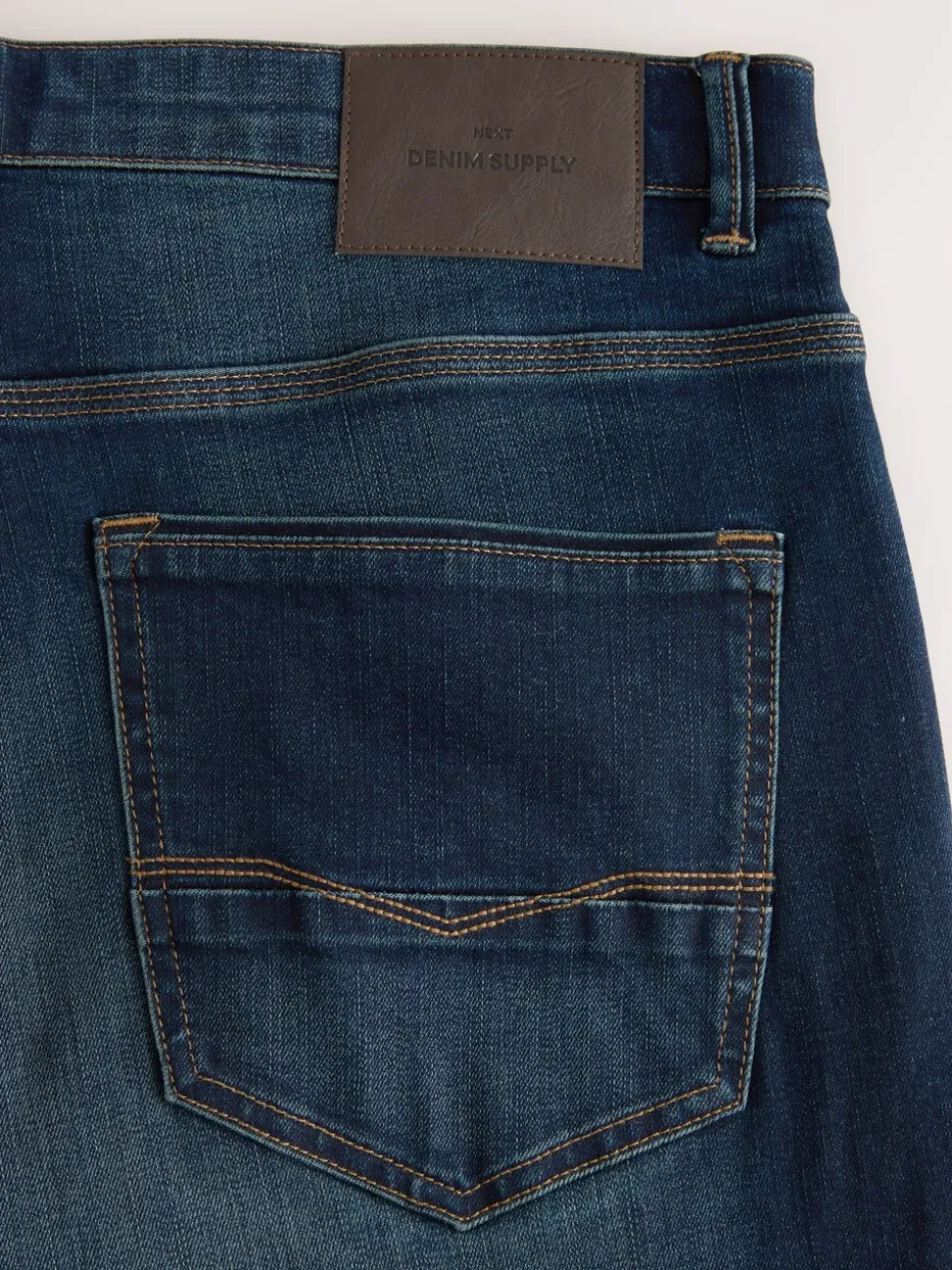 Indigoblauw - Straight fit - Authentieke stretch denim jeans