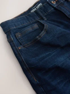 Inktblauw - Relaxed fit - Authentieke stretch denim jeans