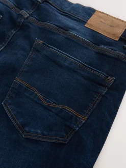 Inktblauw - Relaxed fit - Authentieke stretch denim jeans