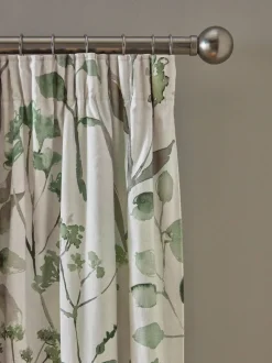 Isla - Verduisterende/thermische plooigordijnen met bloemenprint