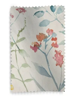 Isla - Verduisterende/thermische plooigordijnen met bloemenprint