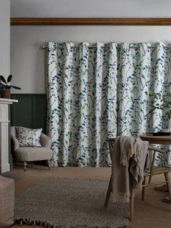 Isla ringgordijnen met bloemenprint