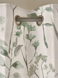 Isla ringgordijnen met bloemenprint