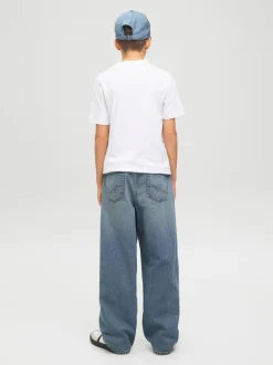 JACK & JONES Junior Blue Ron Extra Baggy Fit Jeans