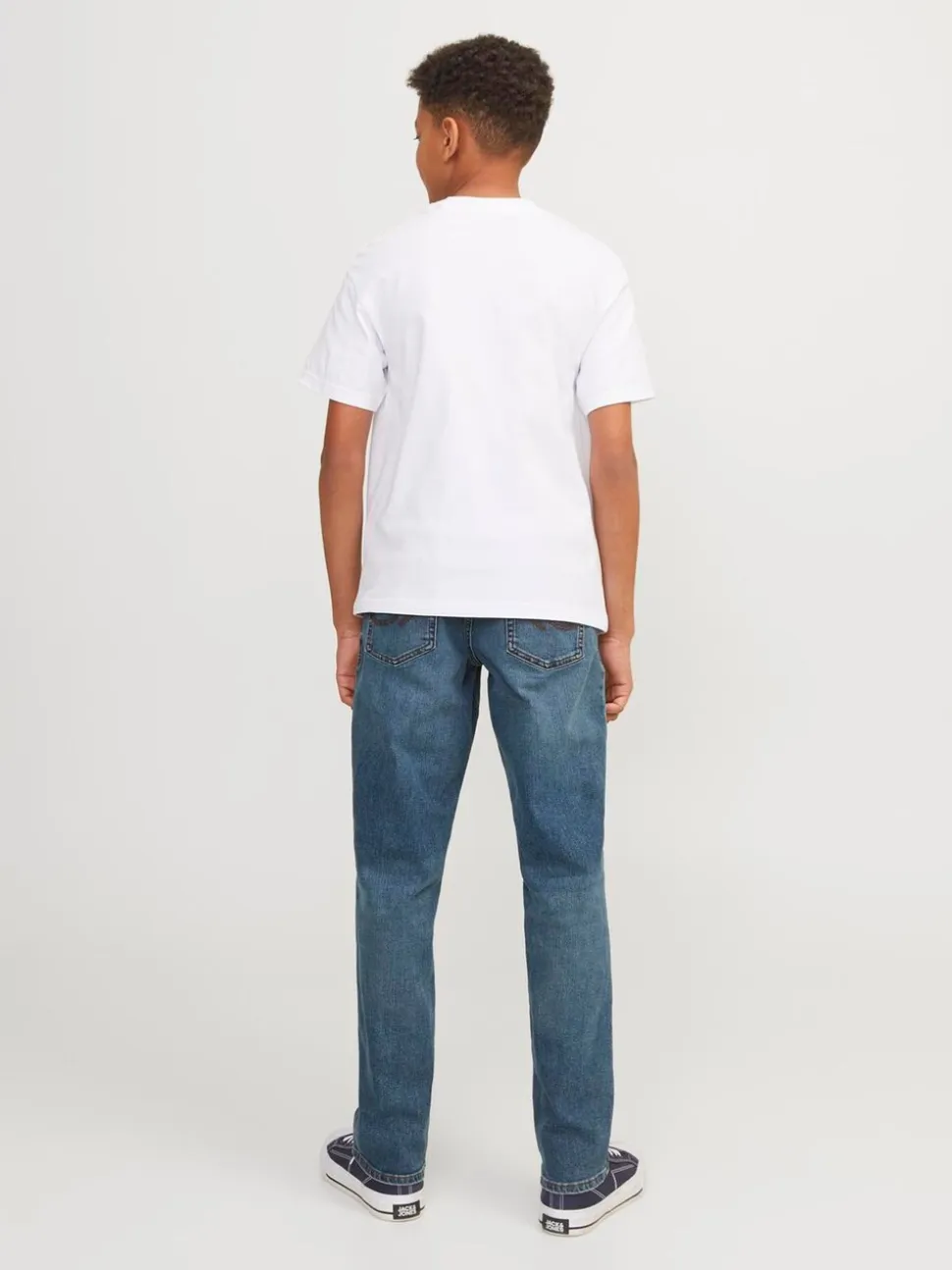 JACK & JONES Junior Clark regular fit jeans met rechte pijpen