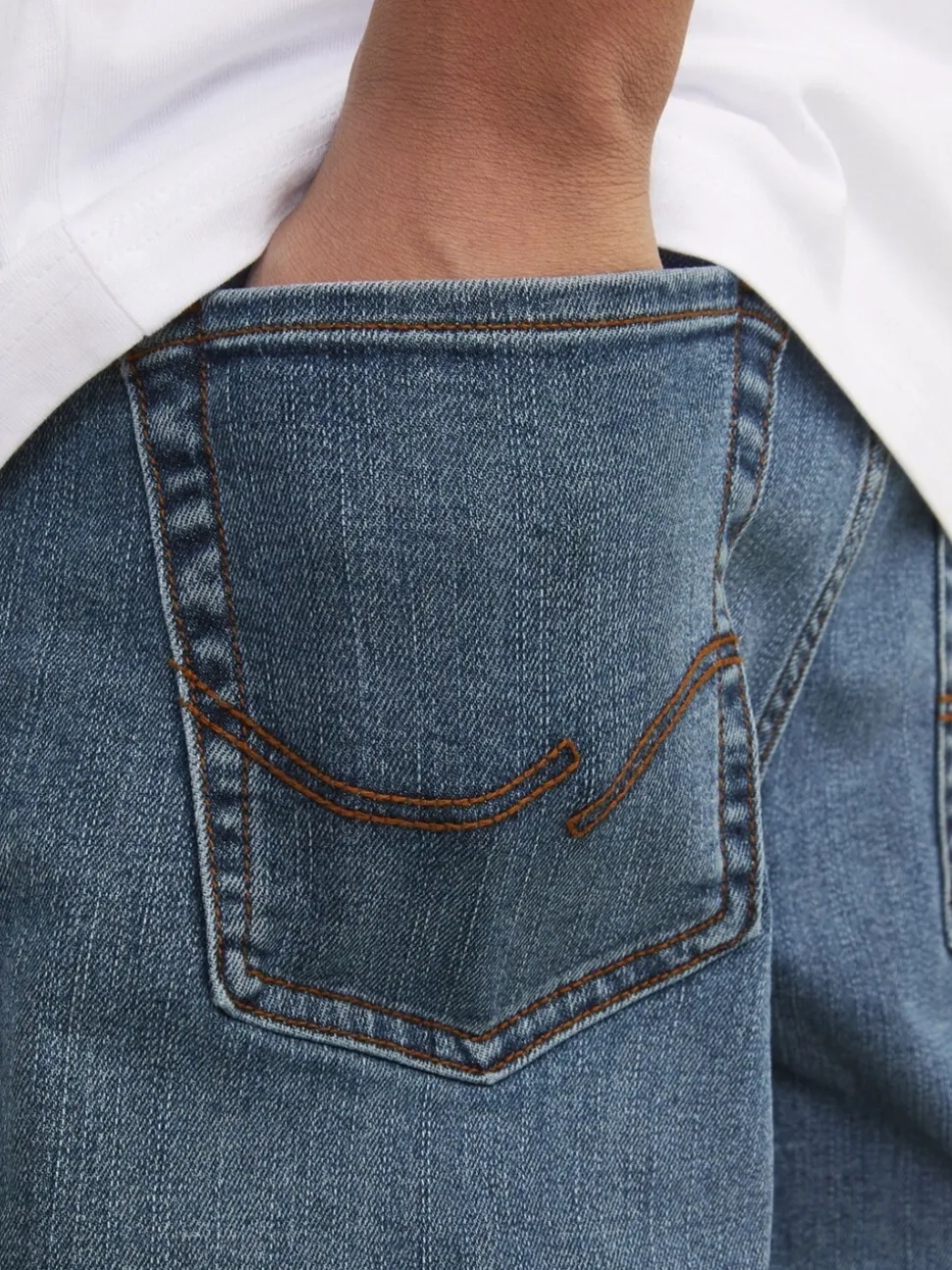 JACK & JONES Junior Clark regular fit jeans met rechte pijpen