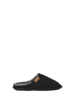 JACK & JONES Junior Courdroy Mule Black Slippers