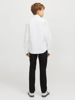 JACK & JONES Junior Stretch Long Sleeve White Shirt