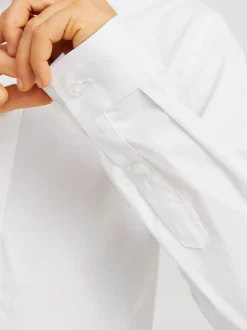 JACK & JONES Junior Stretch Long Sleeve White Shirt