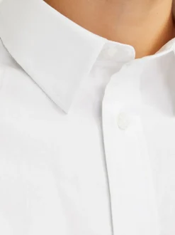 JACK & JONES Junior Stretch Long Sleeve White Shirt
