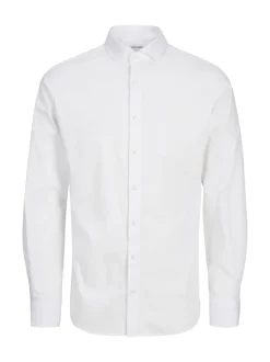 JACK & JONES Junior Stretch Long Sleeve White Shirt
