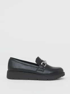 JD Williams Low Wedge Loafers With Chain Trim