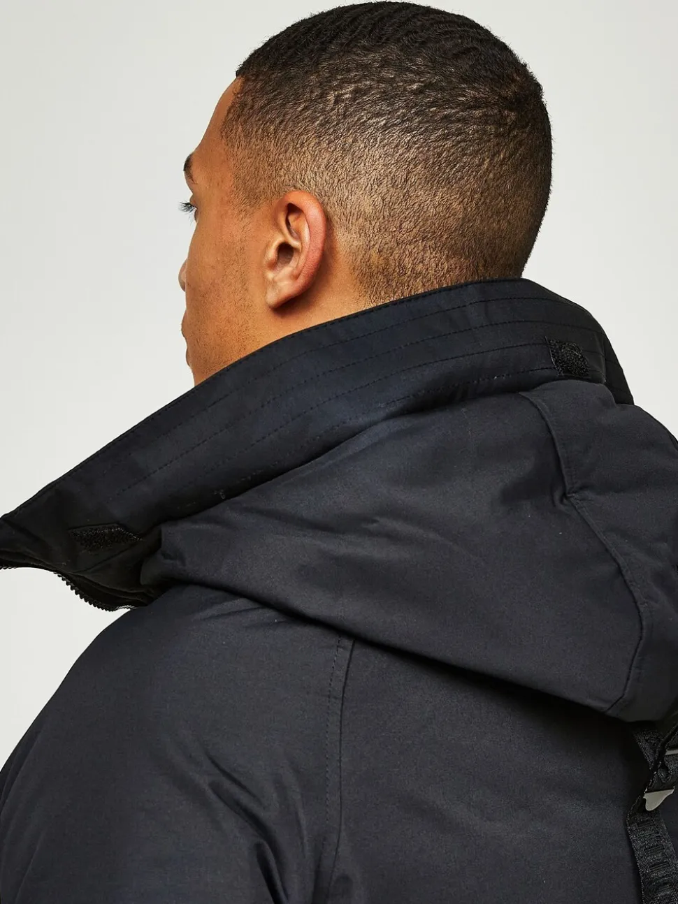 Jet black - Zavetti Canada Abelli voor heren 2.0 Bomberjack met capuchon