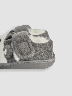 JoJo Maman Bébé - Gemakkelijk pantoffels met pandabeertje voor meisjes
