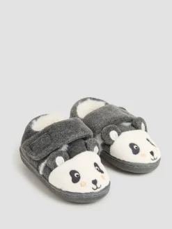 JoJo Maman Bébé - Gemakkelijk pantoffels met pandabeertje voor meisjes