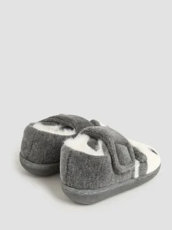 JoJo Maman Bébé - Gemakkelijk pantoffels met pandabeertje voor meisjes