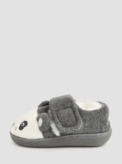 JoJo Maman Bébé - Gemakkelijk pantoffels met pandabeertje voor meisjes