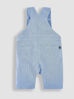 JoJo Maman Bébé - Gestreepte tuinbroek met boot