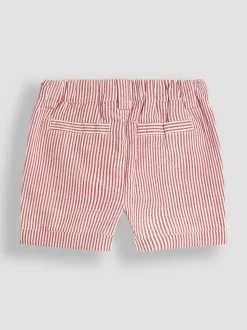 JoJo Maman Bébé - Gestreepte seersucker short