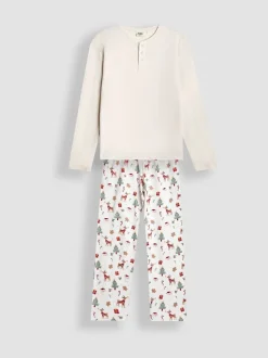 JoJo Maman Bébé - Kerstpyjamaset voor heren