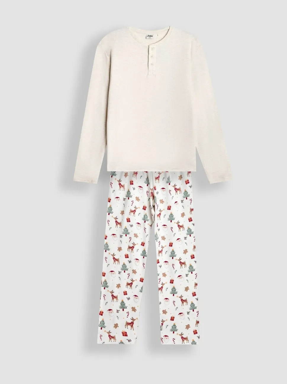 JoJo Maman Bébé - Kerstpyjamaset voor heren