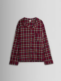 JoJo Maman Bébé - Klassieke kerstpyjamaset met ruit voor heren