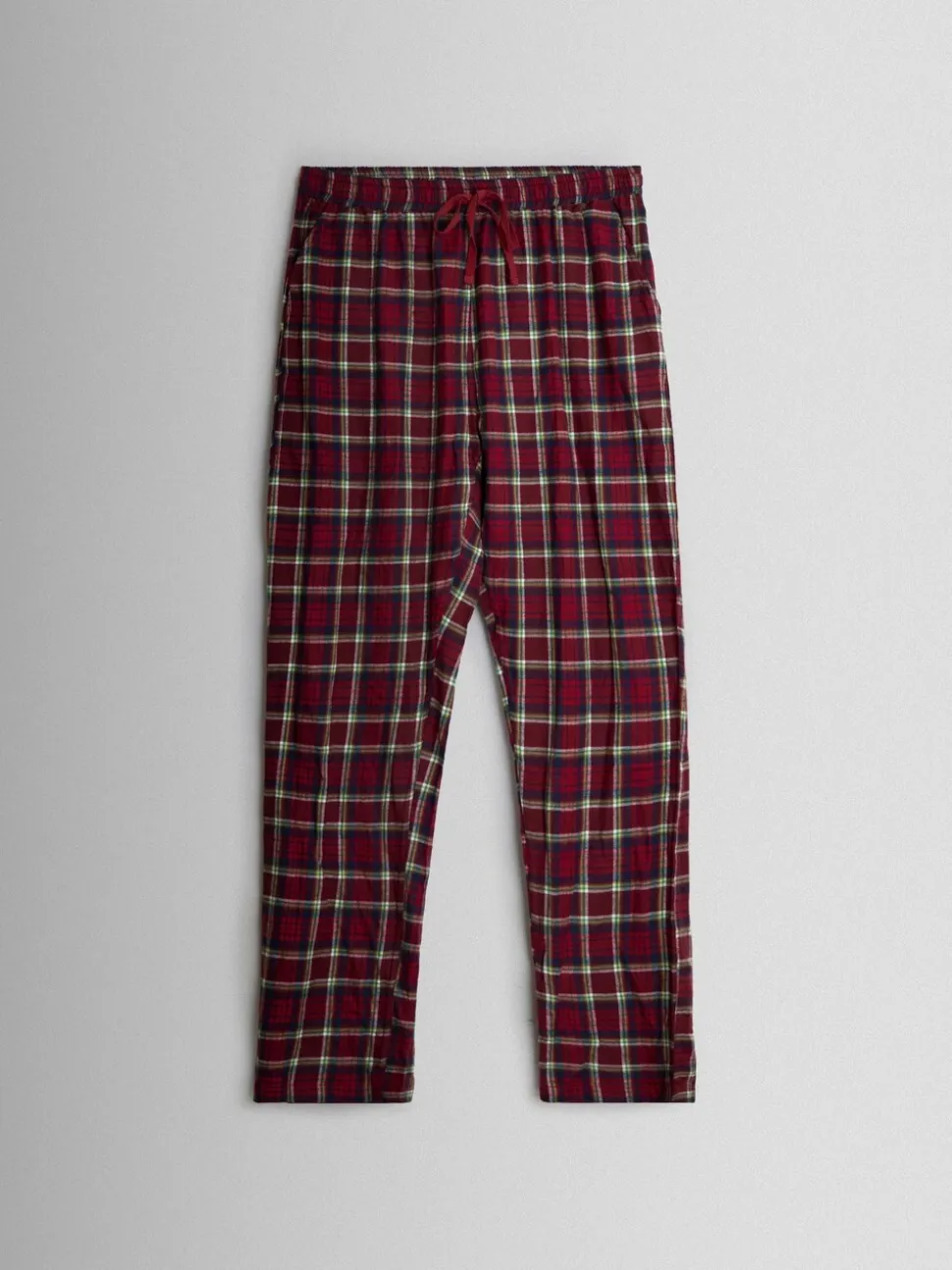 JoJo Maman Bébé - Klassieke kerstpyjamaset met ruit voor heren