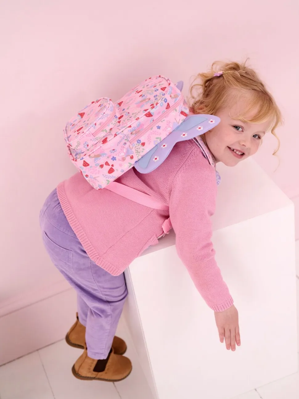 JoJo Maman Bébé - Rugzak met feeënprint en vleugels