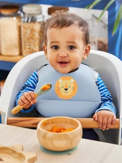 JoJo Maman Bébé - Set van 2 siliconen slabbetjes