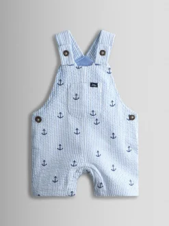 JoJo Maman Bébé - Tuinbroek met borduursel