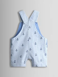 JoJo Maman Bébé - Tuinbroek met borduursel