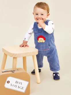 JoJo Maman Bébé Appliqué Dungaree Set
