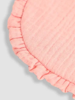 JoJo Maman Bébé Baby Muslin Frill Bib