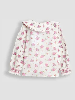 JoJo Maman Bébé blouse met ruchekraag