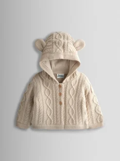 JoJo Maman Bébé Cable Knit Cardigan