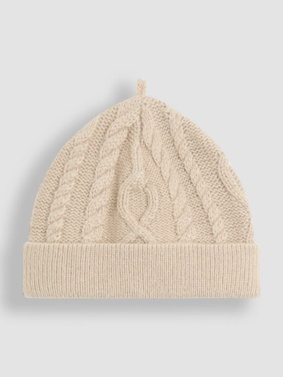 JoJo Maman Bébé Cable Knit All-In-One With Hat