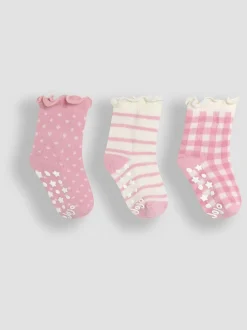 JoJo Maman Bébé Cotton Frill Socks 3 Pack