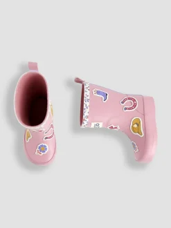 JoJo Maman Bébé Cowboy Print Wellies