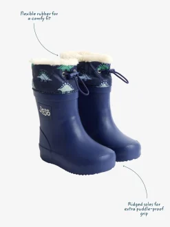 JoJo Maman Bébé Drawstring Dino Wellies