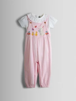 JoJo Maman Bébé Dungarees Set
