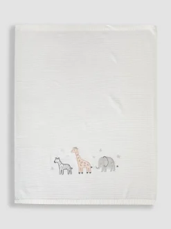 JoJo Maman Bébé Embroidered Shawl