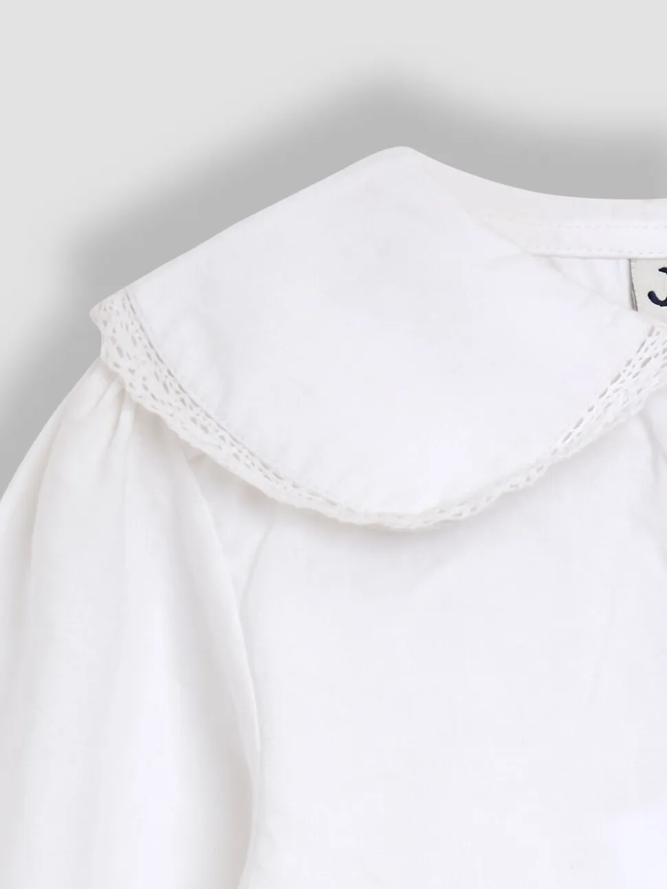 JoJo Maman Bébé Embroidered Cord Dungarees & Blouse Set