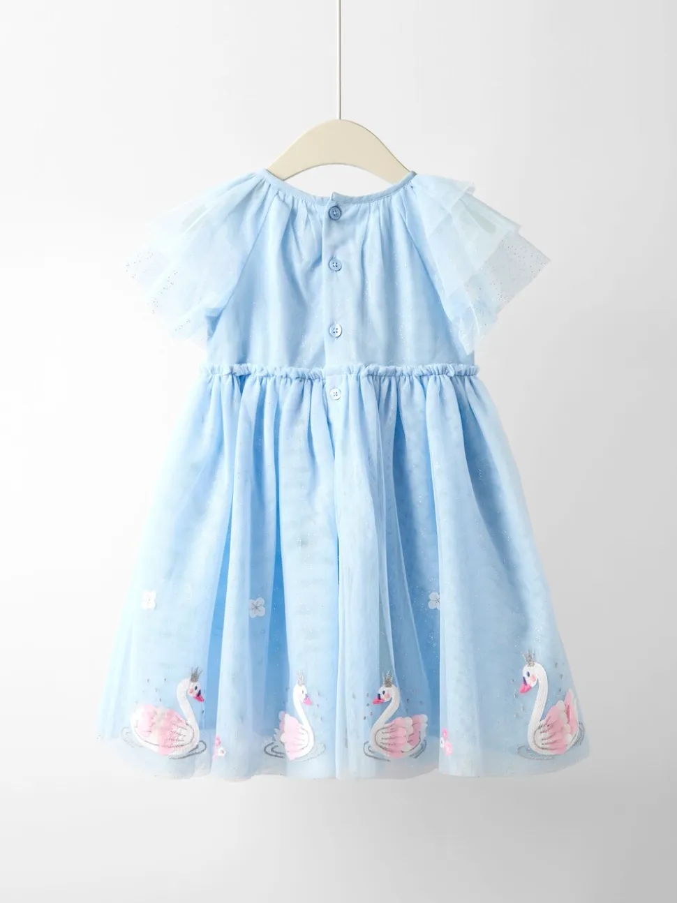JoJo Maman Bébé feestjurk met tule-applicatie