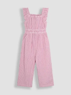 Jojo Maman Bébé jumpsuit met ruchemouwtjes