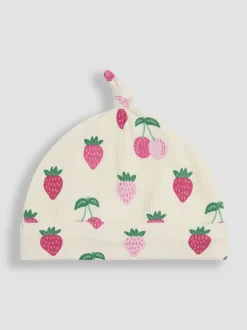 JoJo Maman Bébé katoenen babyhoedje met print