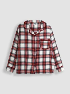 JoJo Maman Bébé Mens Check Woven Pyjama Set