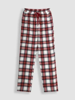 JoJo Maman Bébé Mens Check Woven Pyjama Set