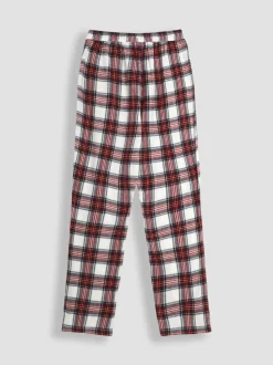 JoJo Maman Bébé Mens Check Woven Pyjama Set