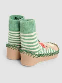 Jojo Maman Bébé moccasin pantoffelsokken